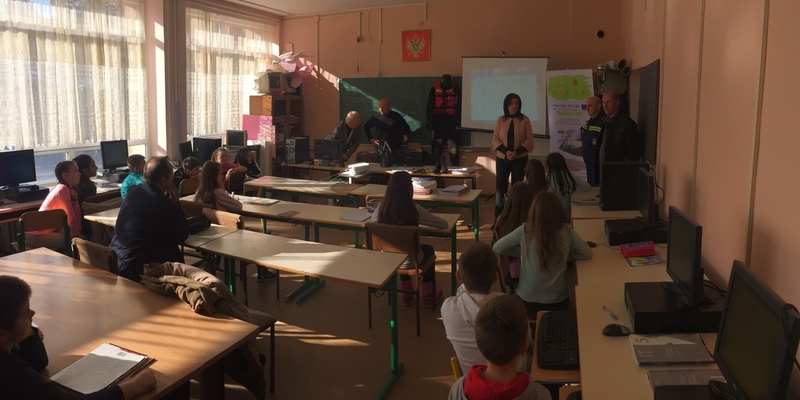 Awareness day with schoolchildren in Berane. Montenegro