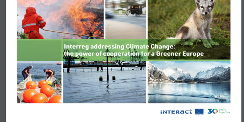 Interreg addressing Climate Change publication