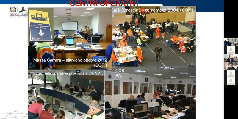 Examples of Permanent Operation Rooms across Italy